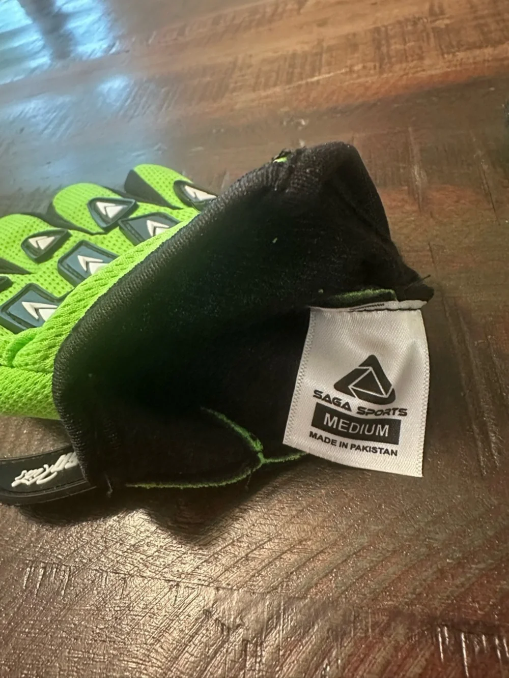 Kids Bright Green Protective Mittens